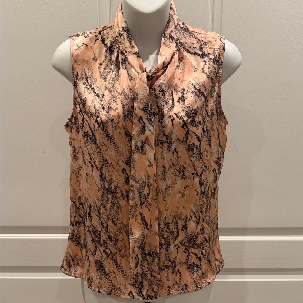 Tahiti Sleeveless Snake Print Blouse